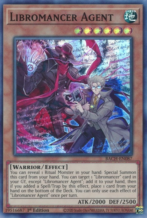 Image for Libromancer Agent (BACH-EN087) (BACH) - YuGiOh