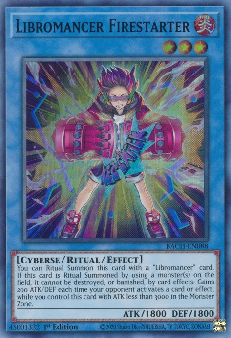 Image for Libromancer Firestarter (BACH-EN088) (BACH) - YuGiOh