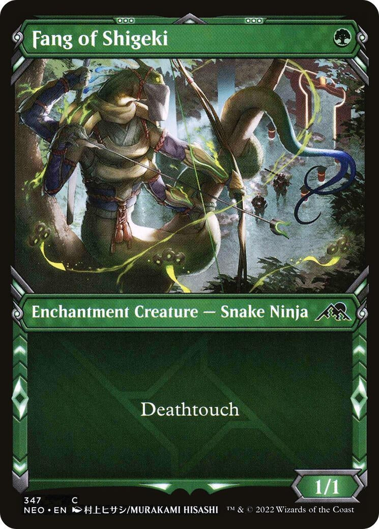Image for Fang of Shigeki (Showcase) (347) (Kamigawa: Neon Dynasty) - Magic: The Gathering