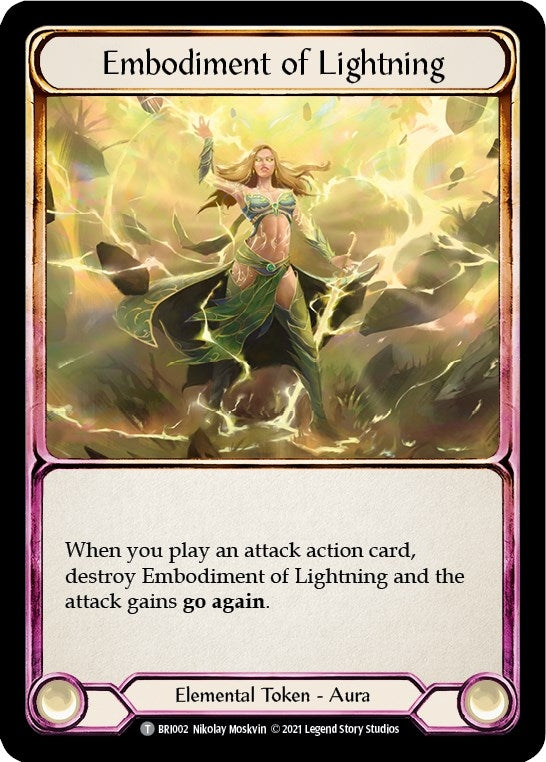 Image for Embodiment of Lightning // Embodiment of Earth (BRI002 // BRI003) (Blitz Deck: Tales of Aria - Briar) - Flesh and Blood TCG