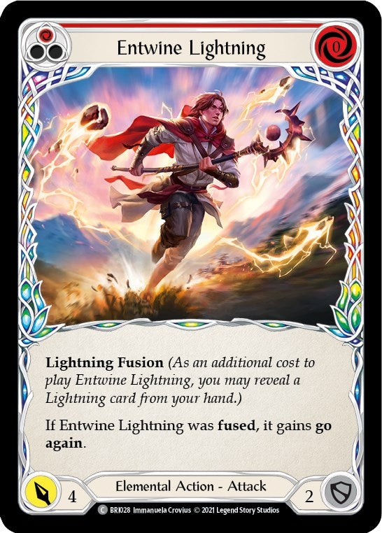 Entwine Lightning (Red) (BRI028) (Blitz Deck: Tales of Aria - Briar)