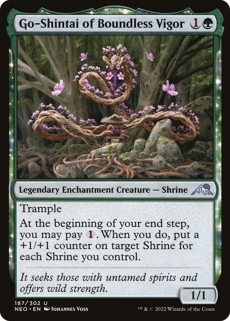 Image for Go-Shintai of Boundless Vigor (187) (Kamigawa: Neon Dynasty) - Magic: The Gathering