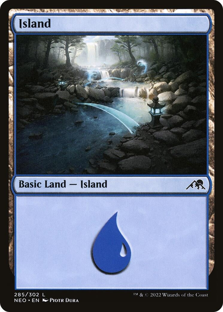 Image for Island (285) (285) (Kamigawa: Neon Dynasty) - Magic: The Gathering
