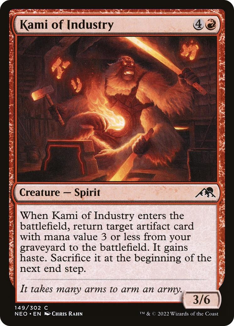 Image for Kami of Industry (149) (Kamigawa: Neon Dynasty) - Magic: The Gathering