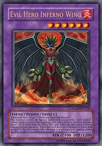 Image for Evil Hero Inferno Wing (GLAS-EN038) (GLAS) - YuGiOh