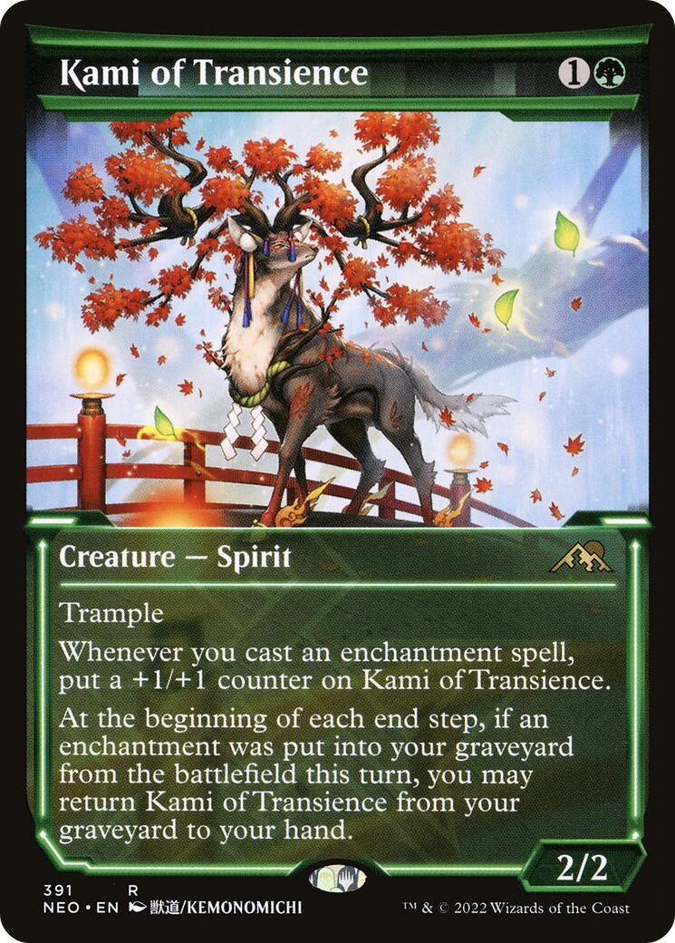 Image for Kami of Transience (Showcase) (391) (Kamigawa: Neon Dynasty) - Magic: The Gathering