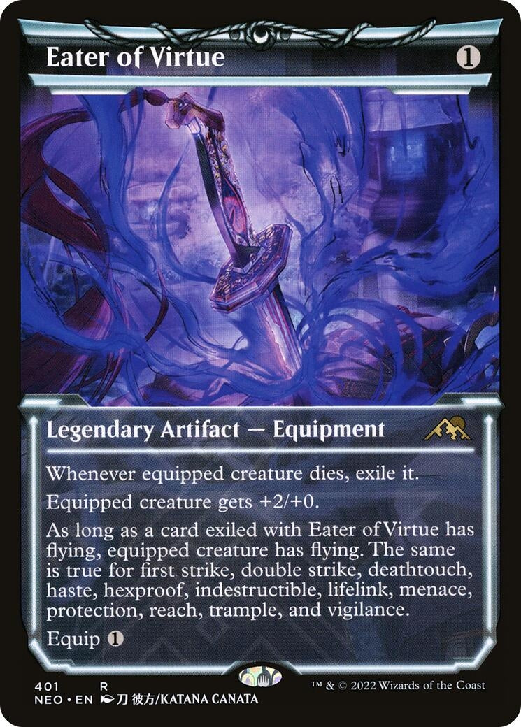 Image for Eater of Virtue (Showcase) (401) (Kamigawa: Neon Dynasty) - Magic: The Gathering