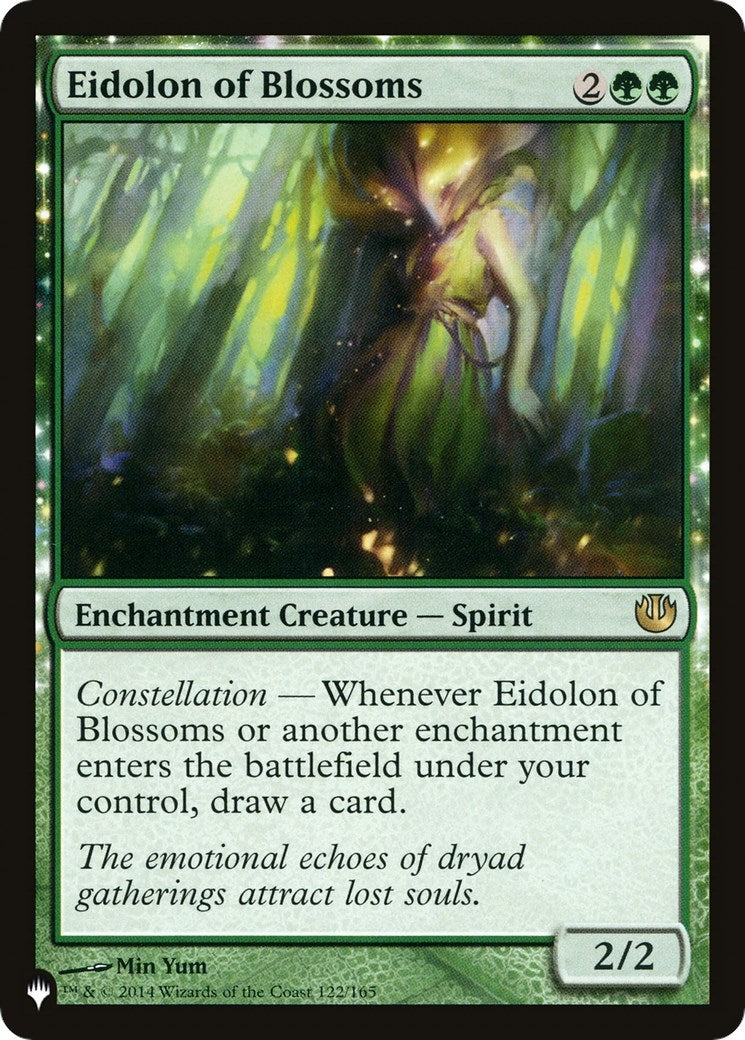 Image for Eidolon of Blossoms (122/165) (The List Reprints) - Magic: The Gathering