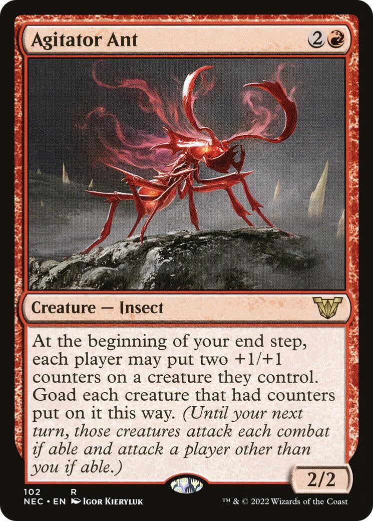Image for Agitator Ant (102) (Kamigawa: Neon Dynasty) - Magic: The Gathering