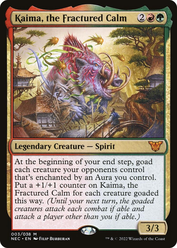 Image for Kaima, the Fractured Calm (3) (Kamigawa: Neon Dynasty) - Magic: The Gathering