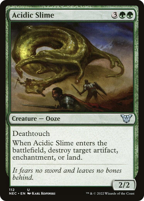 Image for Acidic Slime (112) (Kamigawa: Neon Dynasty) - Magic: The Gathering