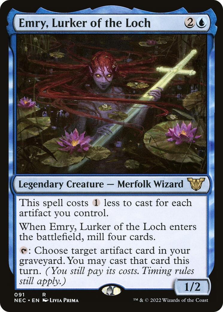 Image for Emry, Lurker of the Loch (91) (Kamigawa: Neon Dynasty) - Magic: The Gathering