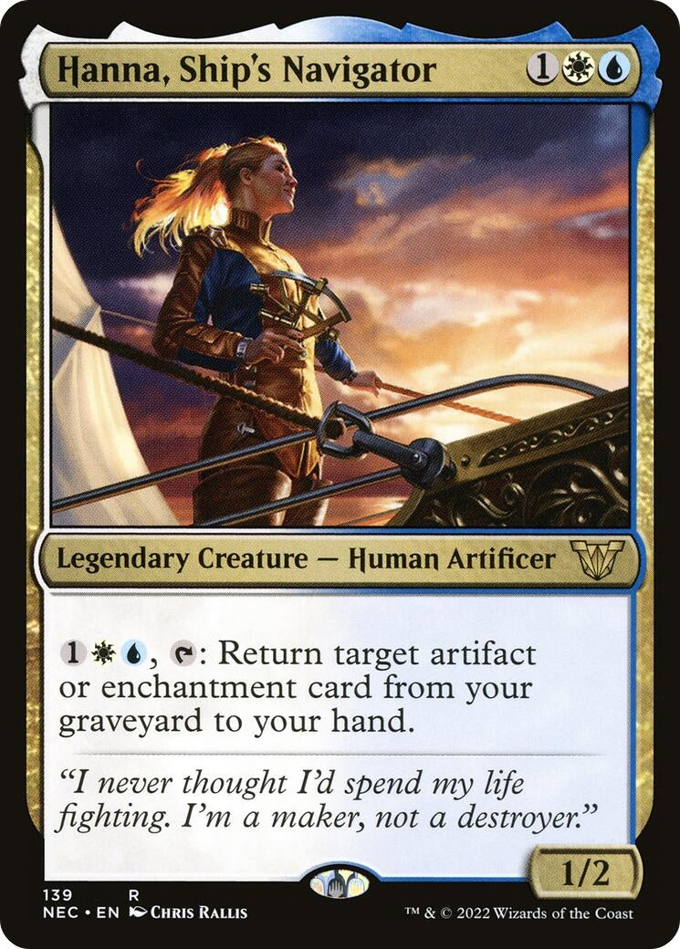 Image for Hanna, Ship's Navigator (139) (Kamigawa: Neon Dynasty) - Magic: The Gathering