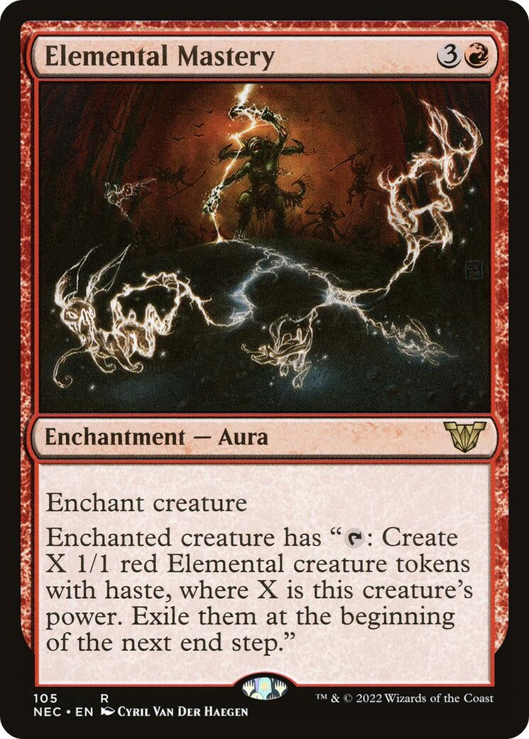 Image for Elemental Mastery (105) (Kamigawa: Neon Dynasty) - Magic: The Gathering