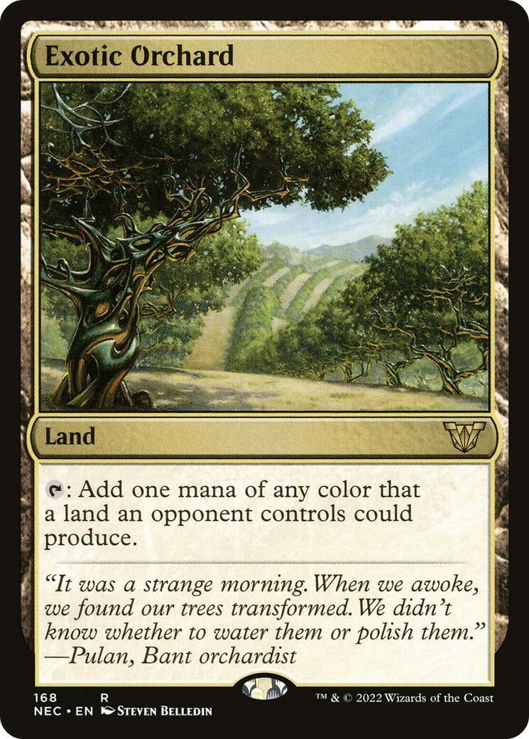 Image for Exotic Orchard (168) (Kamigawa: Neon Dynasty) - Magic: The Gathering