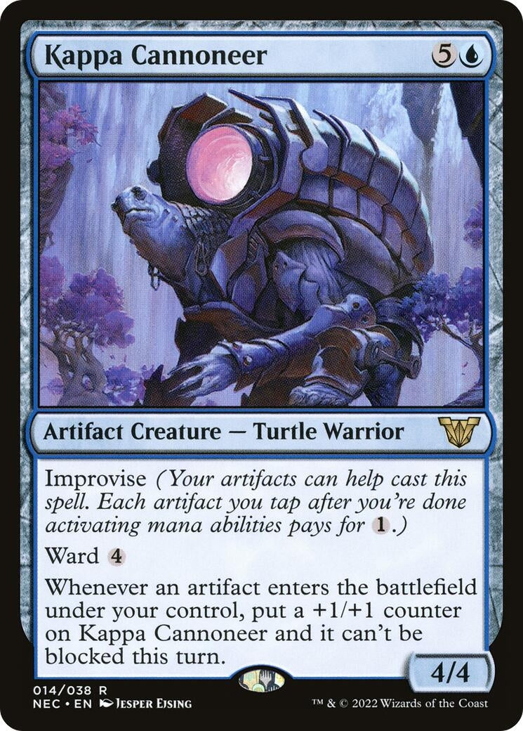 Image for Kappa Cannoneer (14) (Kamigawa: Neon Dynasty) - Magic: The Gathering