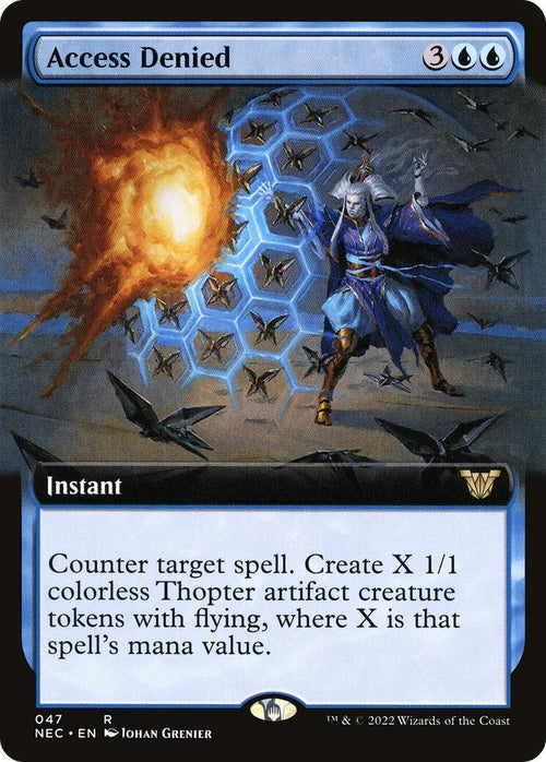 Image for Access Denied (Extended Art) (47) (Kamigawa: Neon Dynasty) - Magic: The Gathering