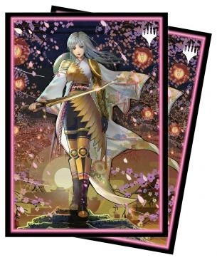 Image for Kamigawa: Neon Dynasty The Wandering Emperor (V1) Standard Deck Protector sleeves for Magic (100-Pack) - Card Sleeves