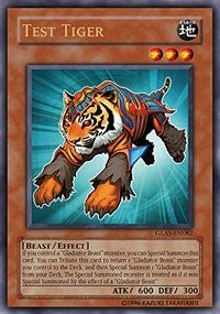 Image for Test Tiger (GLAS-EN082) (GLAS) - YuGiOh