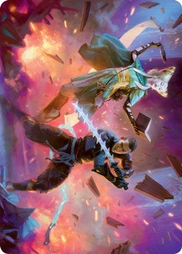 Image for Explosive Entry Art Card (13) (Kamigawa: Neon Dynasty) - Magic: The Gathering