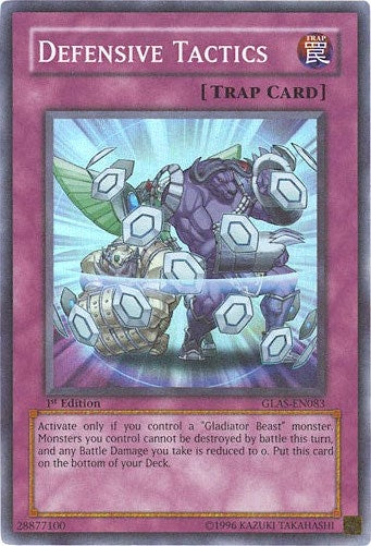 Image for Defensive Tactics (GLAS-EN083) (GLAS) - YuGiOh