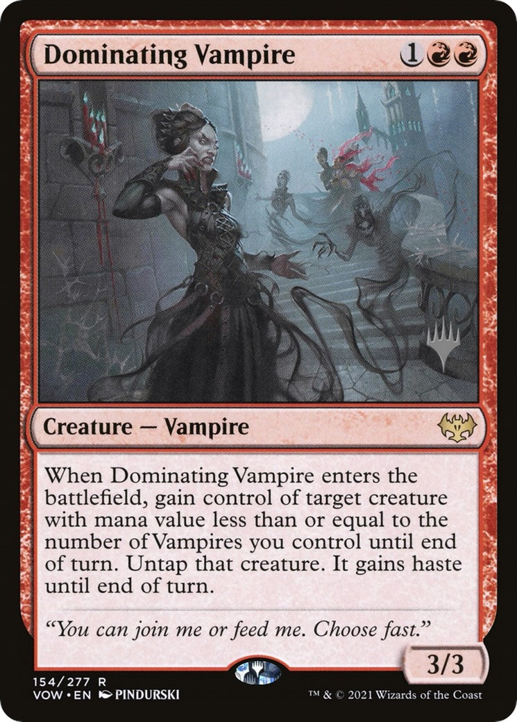 Image for Dominating Vampire (Kamigawa: Neon Dynasty) - Magic: The Gathering
