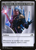 Image for Emblem - Tezzeret, Betrayer of Flesh (19) (Kamigawa: Neon Dynasty) - Magic: The Gathering