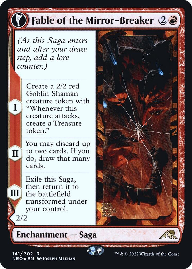 Image for Fable of the Mirror-Breaker (141) (Prerelease Cards) - Magic: The Gathering