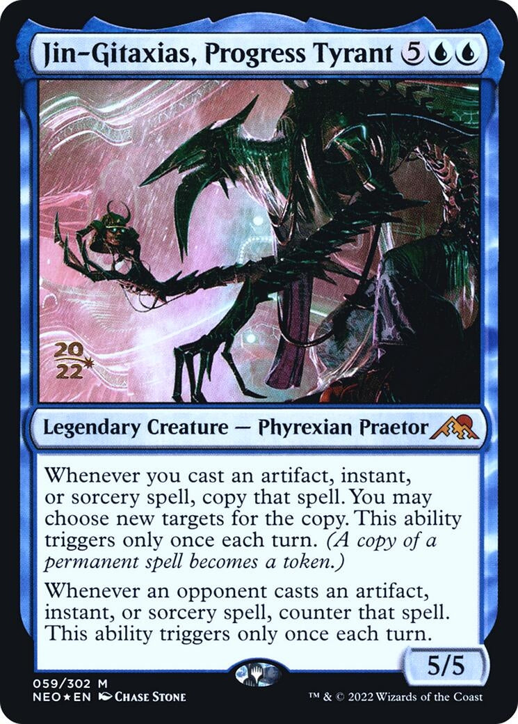 Image for Jin-Gitaxias, Progress Tyrant (59) (Prerelease Cards) - Magic: The Gathering
