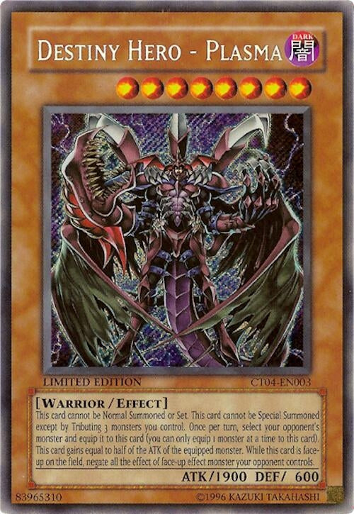 Image for Destiny HERO - Plasma (CT04-EN003) (CT04) - YuGiOh
