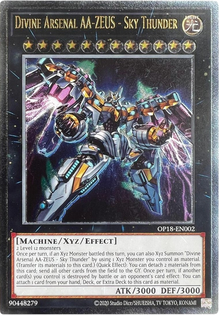 Image for Divine Arsenal AA-ZEUS - Sky Thunder (UTR) (OP18-EN002) (OP18) - YuGiOh
