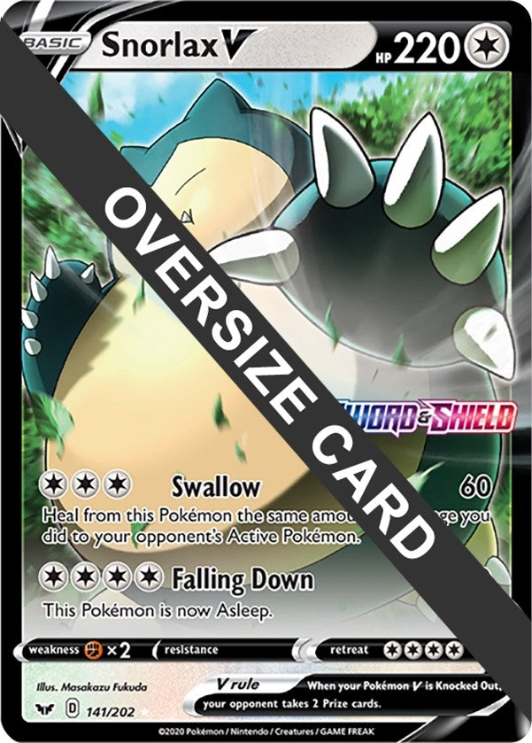 Image for Snorlax V (141/202) (PR) - Pokemon