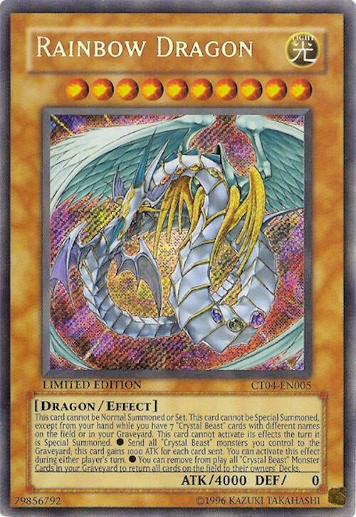 Image for Rainbow Dragon (CT04-EN005) (CT04) - YuGiOh