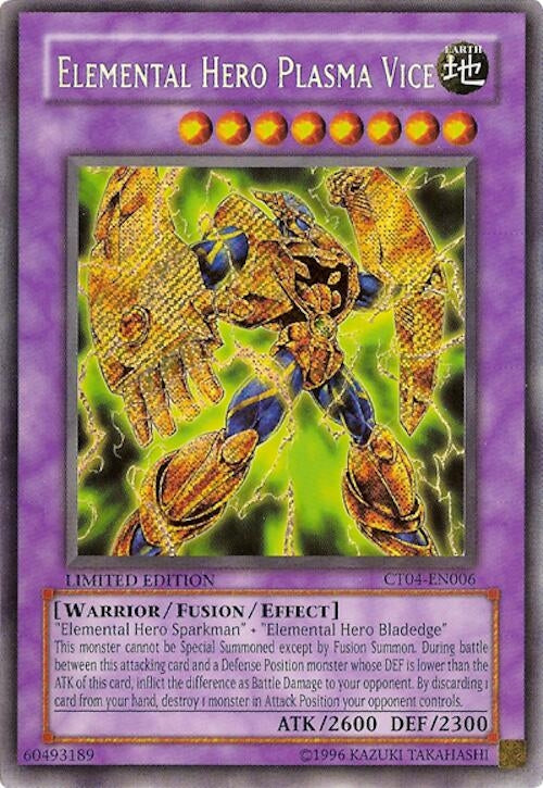Image for Elemental HERO Plasma Vice (CT04-EN006) (CT04) - YuGiOh