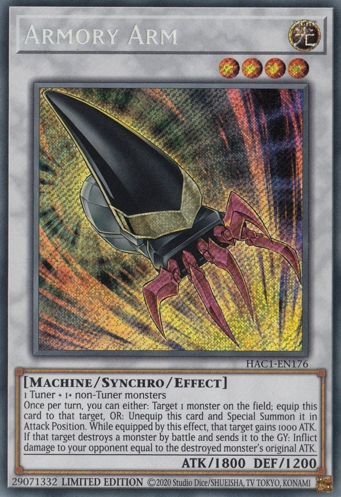 Image for Armory Arm (HAC1-EN176) (HAC1) - YuGiOh