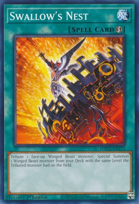 Image for Swallow's Nest (HAC1-EN171) (HAC1) - YuGiOh