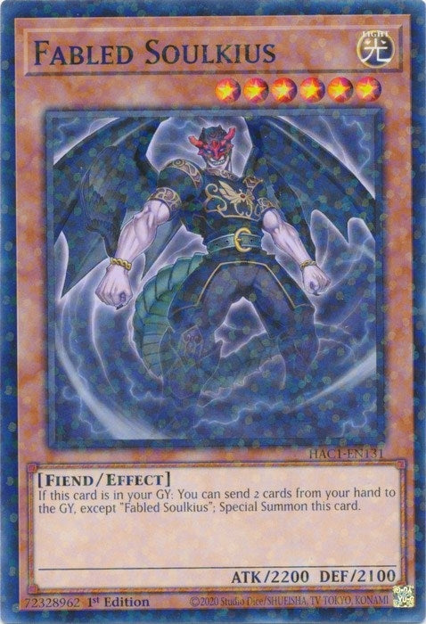 Fabled Soulkius (Duel Terminal) (HAC1-EN131) (HAC1)
