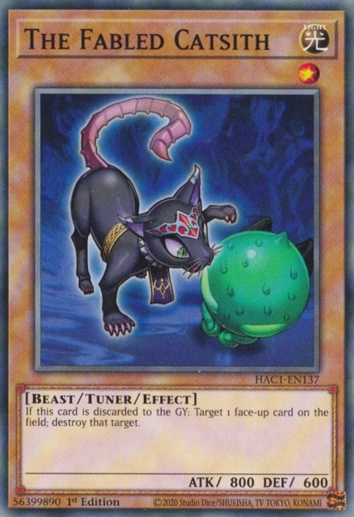 Image for The Fabled Catsith (HAC1-EN137) (HAC1) - YuGiOh