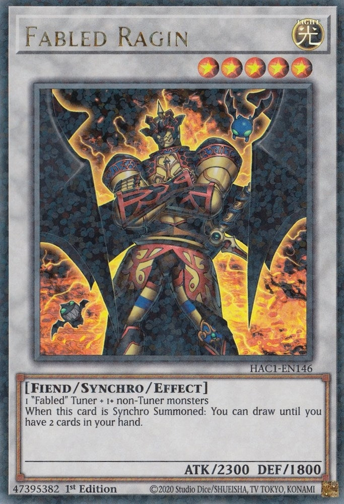 Fabled Ragin (Duel Terminal) (HAC1-EN146) (HAC1)