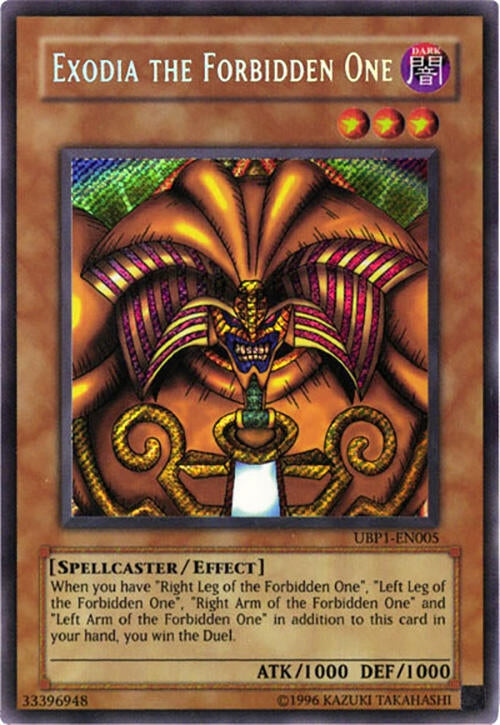 Image for Exodia the Forbidden One (UBP1-EN005) (UBP1) - YuGiOh