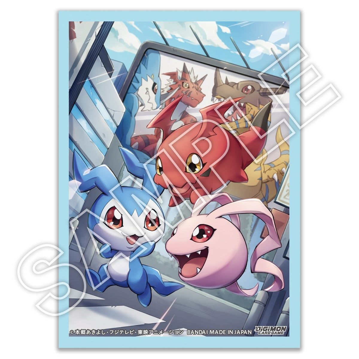 Image for Digimon Card Game Official Sleeves - Tamer's Evolution Box 2 Digi-Eggs (5-Pack) - Card Sleeves