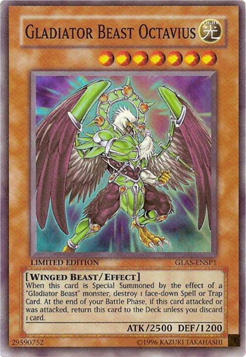 Image for Gladiator Beast Octavius (GLAS-ENSP1) - YuGiOh