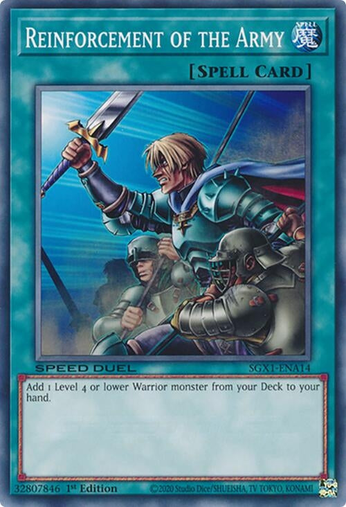Image for Reinforcement of the Army (A) (SGX1-ENA14) - YuGiOh
