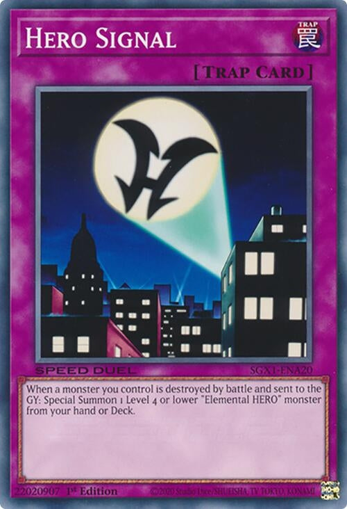Image for Hero Signal (SGX1-ENA20) - YuGiOh