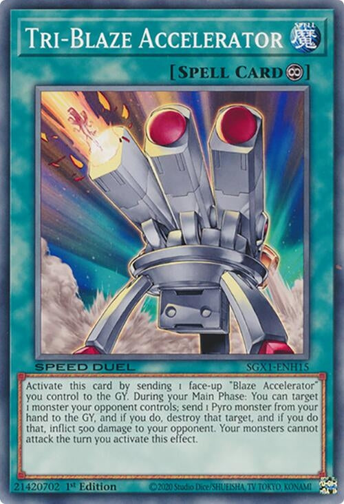 Image for Tri-Blaze Accelerator (SGX1-ENH15) - YuGiOh