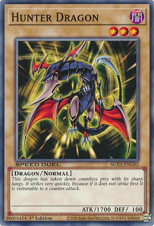 Image for Hunter Dragon (SGX1-ENG02) - YuGiOh