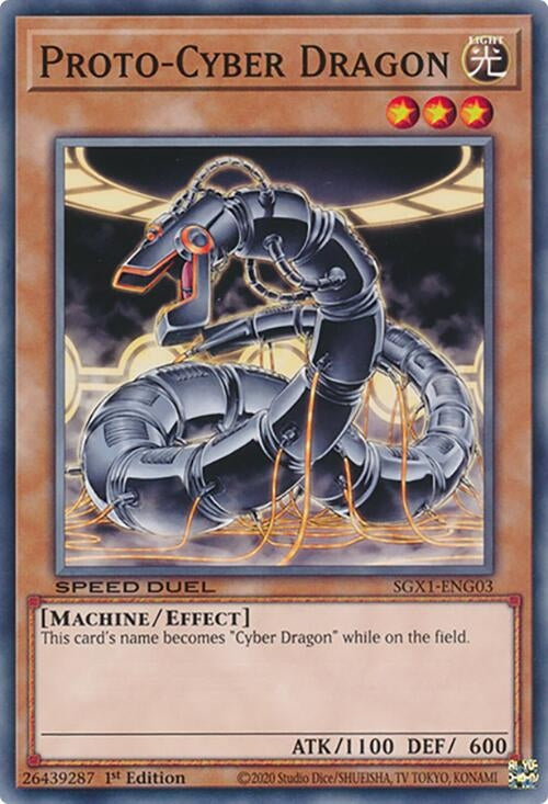 Image for Proto-Cyber Dragon (SGX1-ENG03) - YuGiOh