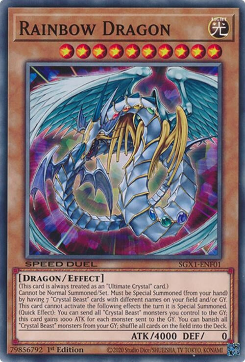 Image for Rainbow Dragon (SGX1-ENF01) - YuGiOh