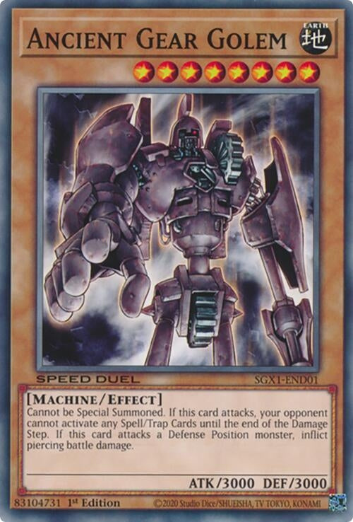 Image for Ancient Gear Golem (SGX1-END01) - YuGiOh