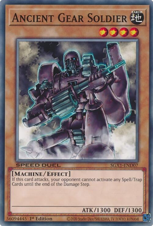 Image for Ancient Gear Soldier (SGX1-END07) - YuGiOh